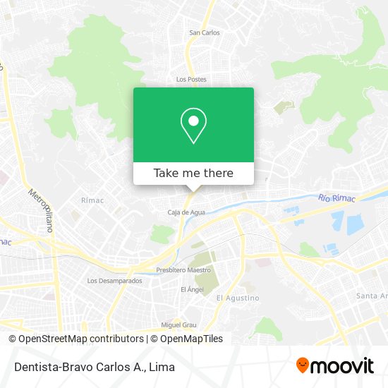 Dentista-Bravo Carlos A. map