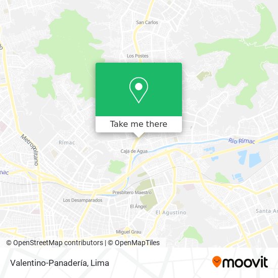 Valentino-Panadería map