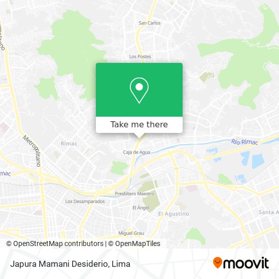 Japura Mamani Desiderio map