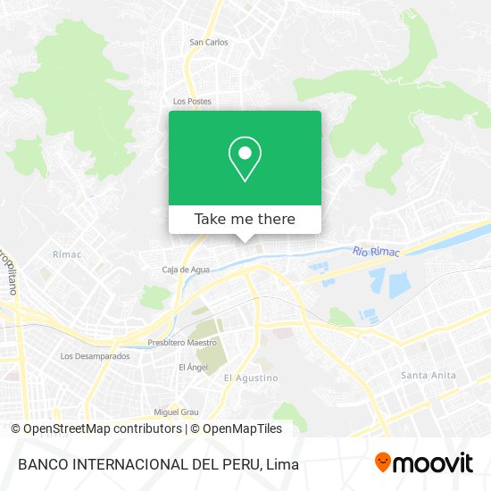 BANCO INTERNACIONAL DEL PERU map