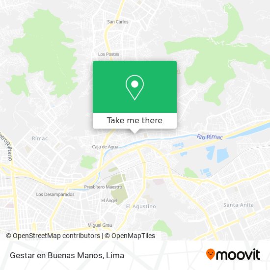 Mapa de Gestar en Buenas Manos