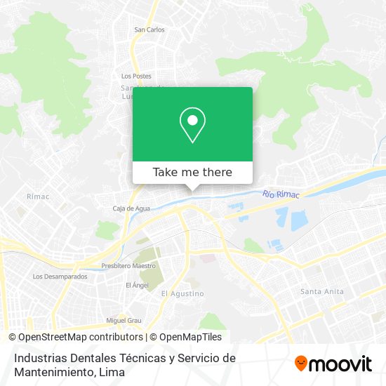 Mapa de Industrias Dentales Técnicas y Servicio de Mantenimiento