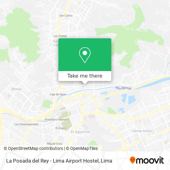 La Posada del Rey - Lima Airport Hostel map