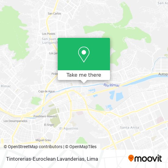 Tintorerias-Euroclean Lavanderias map