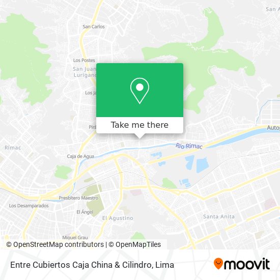 Entre Cubiertos Caja China & Cilindro map