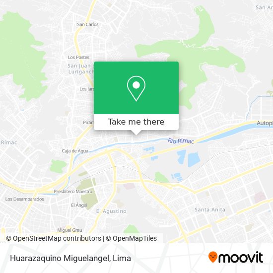 Huarazaquino Miguelangel map