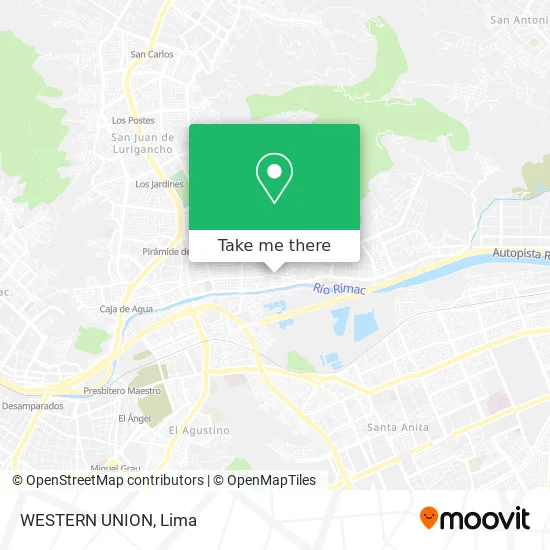 WESTERN UNION map