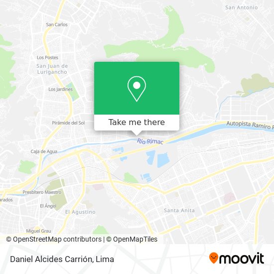 Mapa de Daniel Alcides Carrión