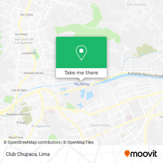 Club Chupaca map