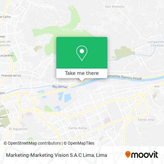 Marketing-Marketing Vision S.A.C Lima map