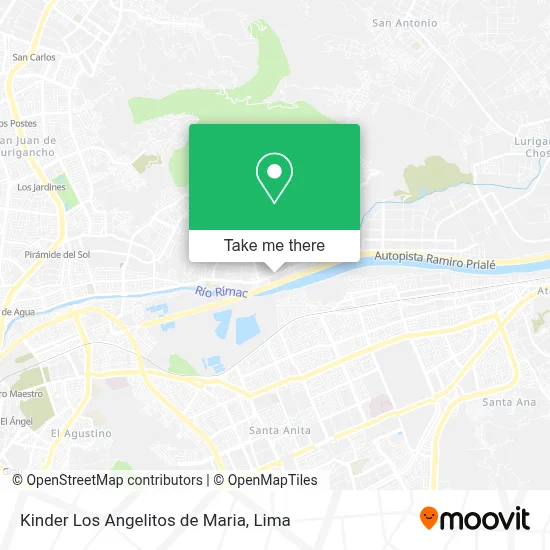 Kinder Los Angelitos de Maria map