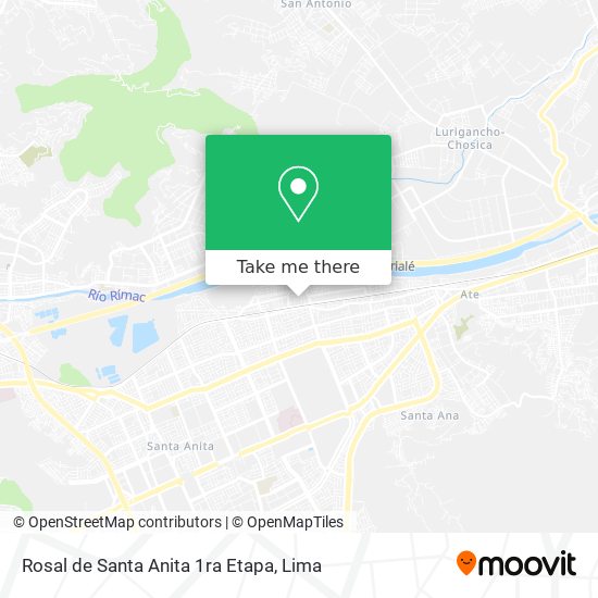Rosal de Santa Anita 1ra Etapa map