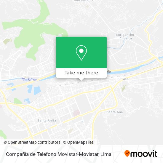 Compañía de Telefono Movistar-Movistar map