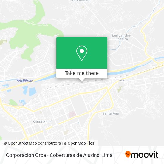 Corporación Orca - Coberturas de Aluzinc map