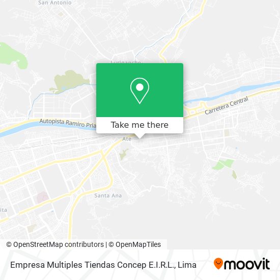 Empresa Multiples Tiendas Concep E.I.R.L. map