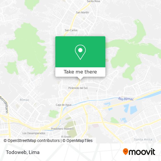 Todoweb map