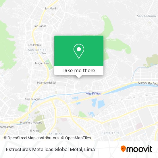 Estructuras Metálicas Global Metal map