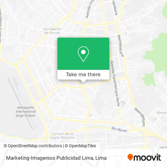 Marketing-Imagenios Publicidad Lima map