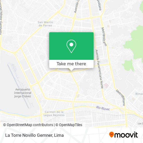 La Torre Novillo Gemner map