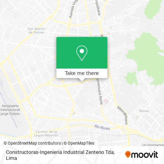 Mapa de Constructoras-Ingenieria Industrial Zenteno Tda