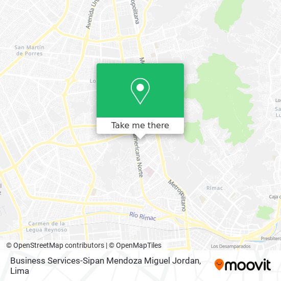 Business Services-Sipan Mendoza Miguel Jordan map