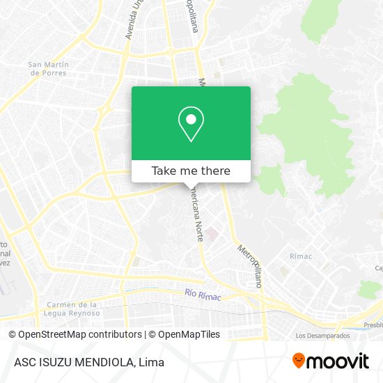 Mapa de ASC ISUZU MENDIOLA