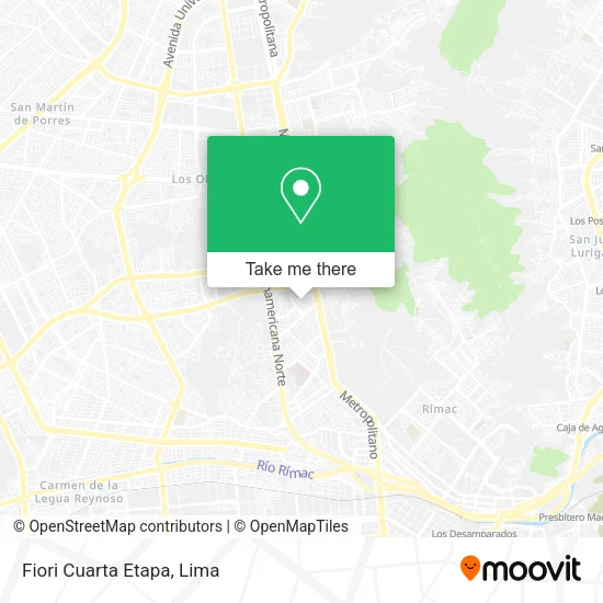 Fiori Cuarta Etapa map