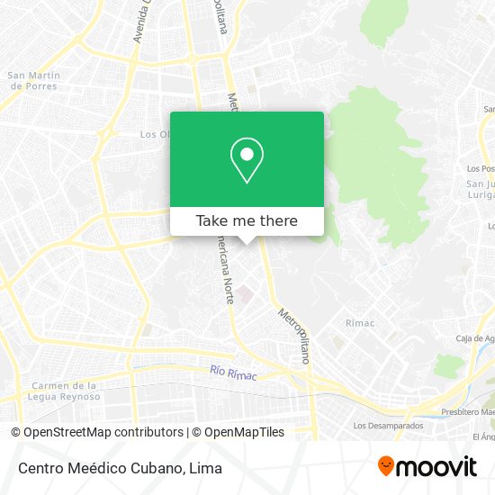 Centro Meédico Cubano map