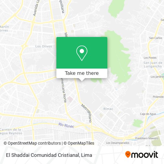 Mapa de El Shaddai Comunidad Cristianal