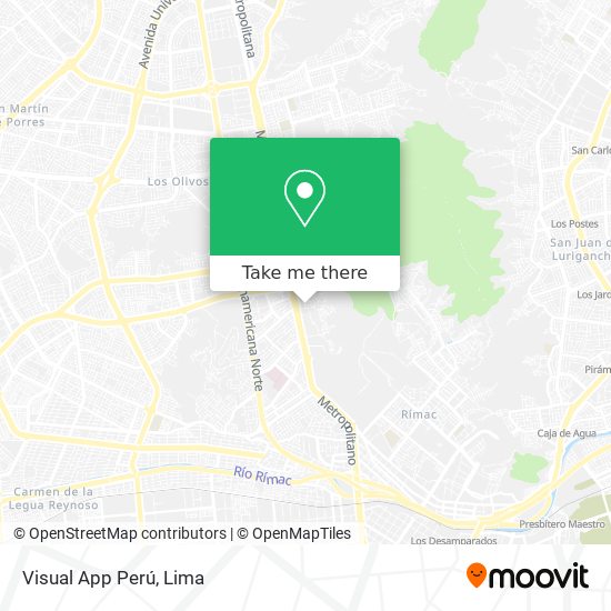 Mapa de Visual App Perú
