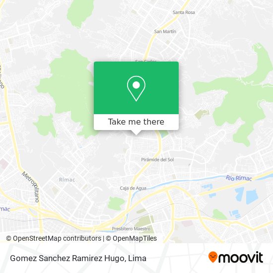 Mapa de Gomez Sanchez Ramirez Hugo
