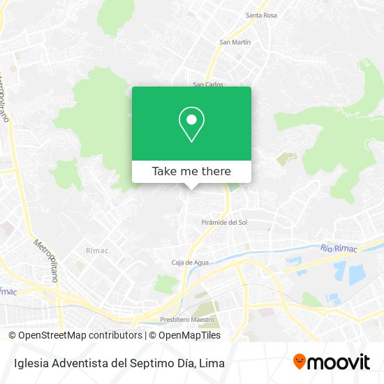 Mapa de Iglesia Adventista del Septimo Día