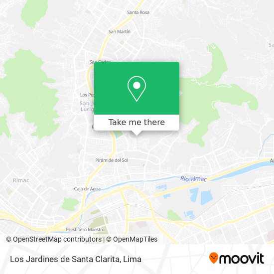Los Jardines de Santa Clarita map