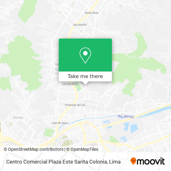 Centro Comercial Plaza Este Sarita Colonia map