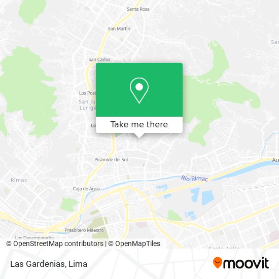 Mapa de Las Gardenias