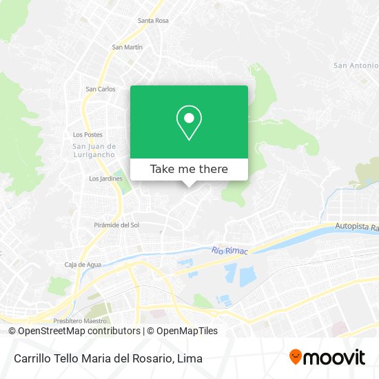 Carrillo Tello Maria del Rosario map