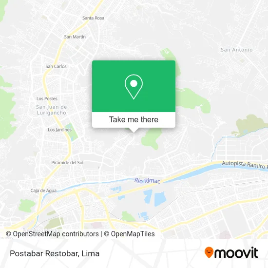 Postabar Restobar map