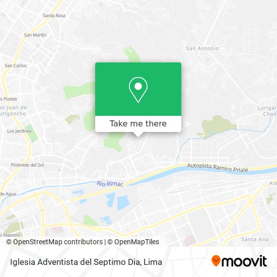 Mapa de Iglesia Adventista del Septimo Dia