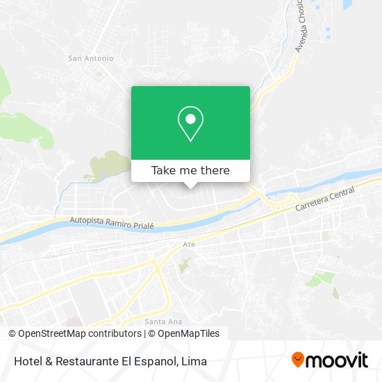 Mapa de Hotel & Restaurante El Espanol