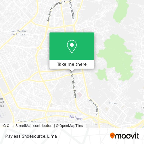 Payless Shoesource map