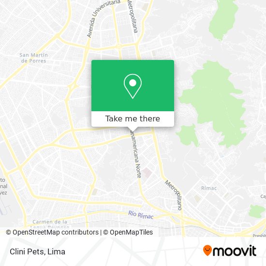 Clini Pets map