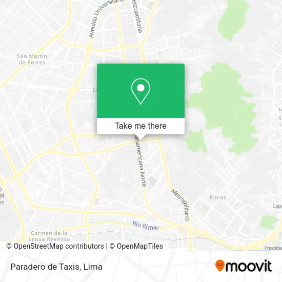Mapa de Paradero de Taxis