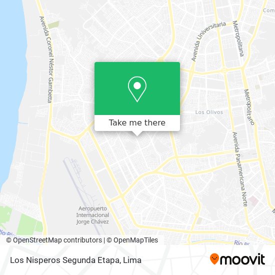 Mapa de Los Nisperos Segunda Etapa