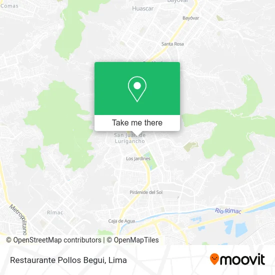Restaurante Pollos Begui map