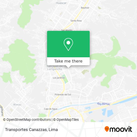 Mapa de Transportes Canazzas