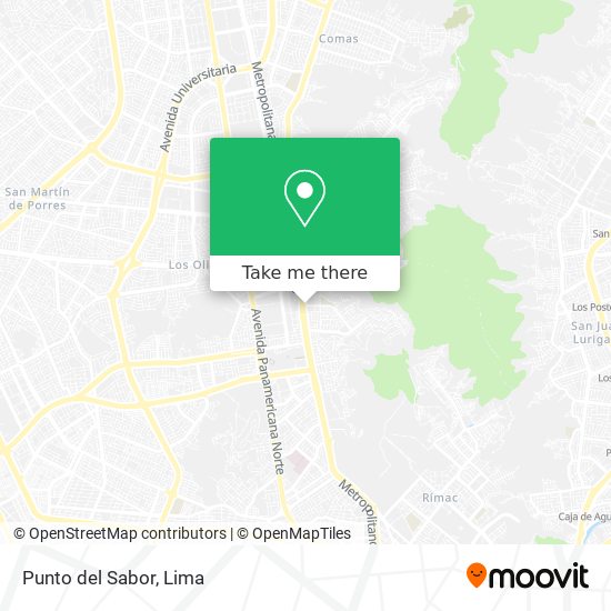 Punto del Sabor map