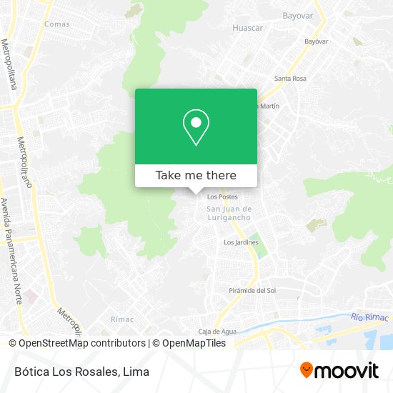 Bótica Los Rosales map