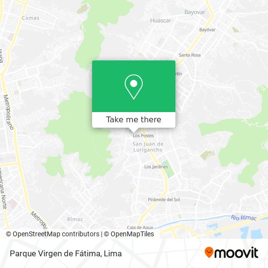 Parque Virgen de Fátima map