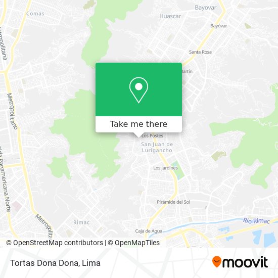 Tortas Dona Dona map