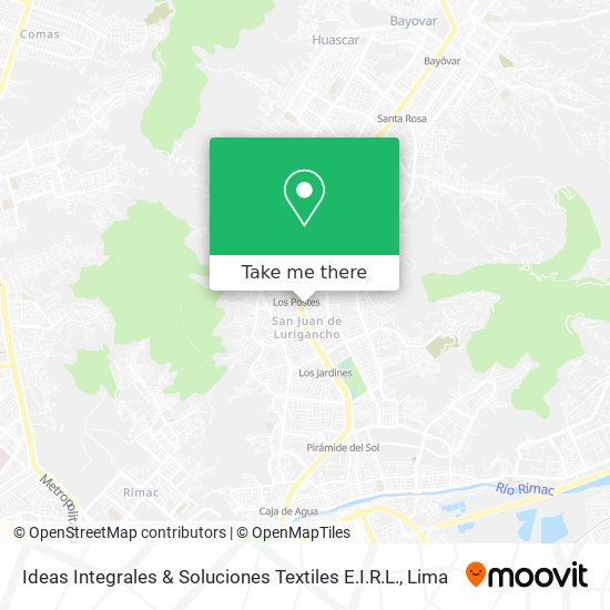 Ideas Integrales & Soluciones Textiles E.I.R.L. map